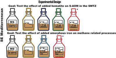 Iron oxides impact sulfate-driven anaerobic oxidation of methane in diffusion-dominated marine sediments